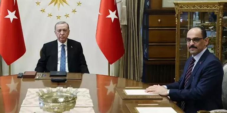 Külliyede kritik görüşme: Erdoğan MİT Başkanı Kalını kabul etti