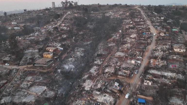 Şilide orman yangını faciası: 112 ölü