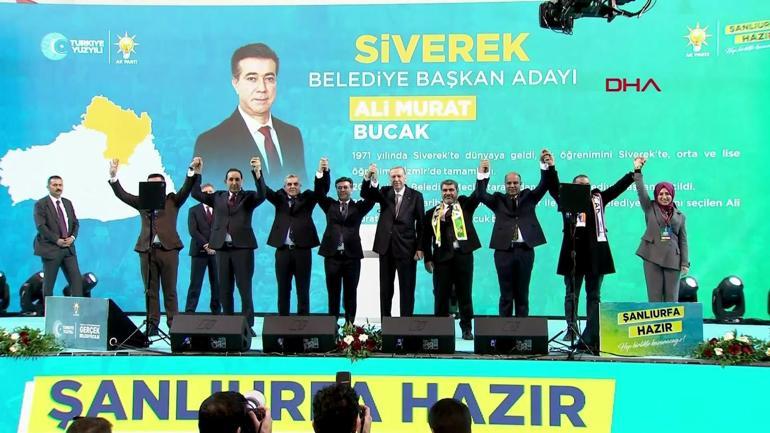 AK Parti Şanlıurfa ilçe başkan adayları tanıtıldı Cumhurbaşkanı Erdoğandan açıklamalar