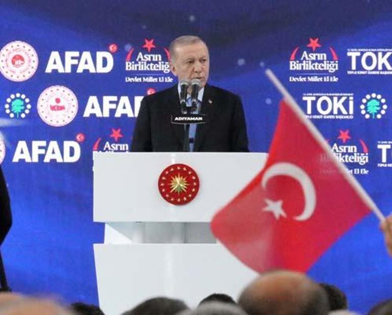 Adıyamanda deprem konutları teslim edildi Cumhurbaşkanı Erdoğan: Türkiye artık eski Türkiye değil