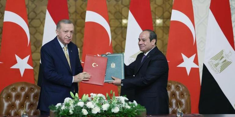 Türkiye ve Mısır arasında ortak bildiri imzalandı: Birçok alanda iş birliği yapılacak