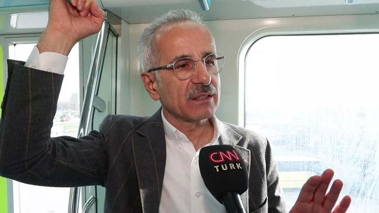 Dev projede geri sayım... Bakan Uraloğlu CNN TÜRKte: Sirkeci-Kazlıçeşme hattı 20 dakikaya inecek