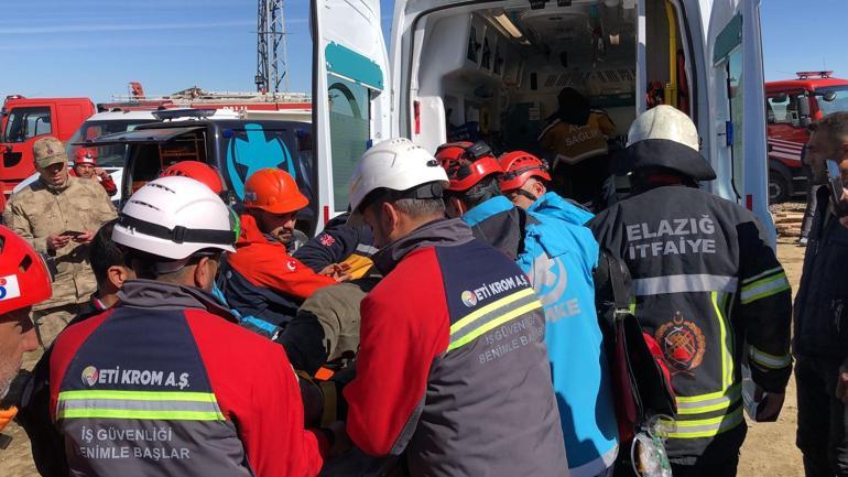 Elazığda madende göçük: Maden işçileri kurtarıldı