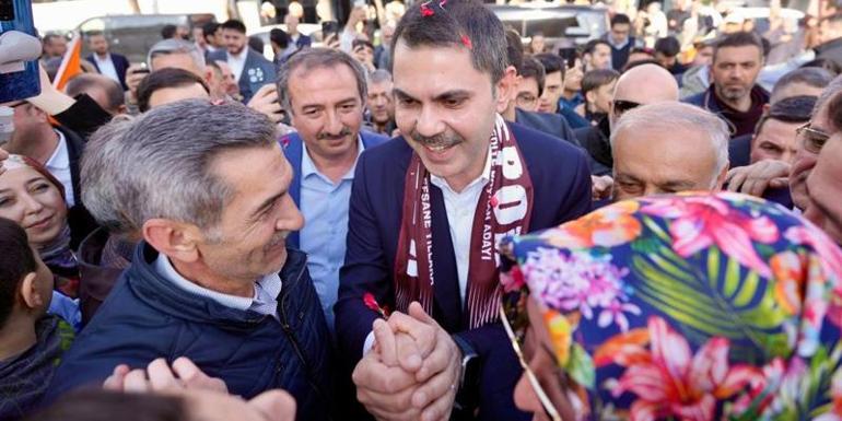 Murat Kurum Kartalda vatandaşlara seslendi: Bizim gerçeklerimize onların hayalleri bile ulaşamaz