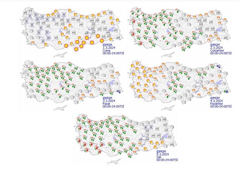 Bugünden sonra geliyor… 1 Mart 2024 hava durumu: Bugün hava nasıl olacak