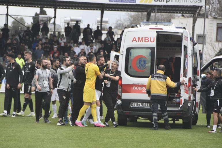 Bodrumspor-Eyüpspor maçında olay Ortalık karıştı