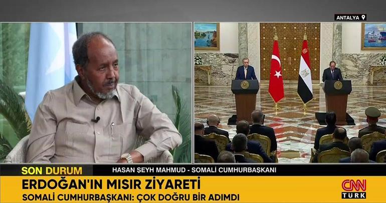 Somali Cumhurbaşkanı Mahmud, Türkiye ile ilişkileri CNN TÜRKe yorumladı