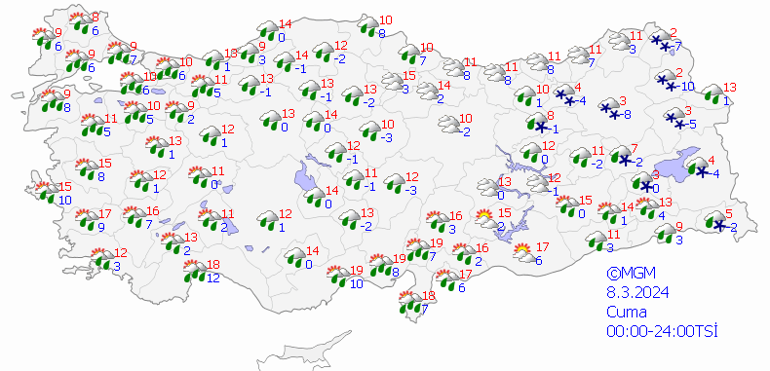İstanbula kuvvetli yağış uyarısı 8 Mart Meteoroloji hava durumu: Bugün hava nasıl olacak