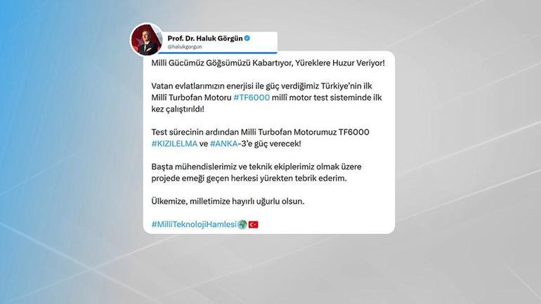 SİHAların gücüne güç katacak adım: İlk kez çalıştırıldı