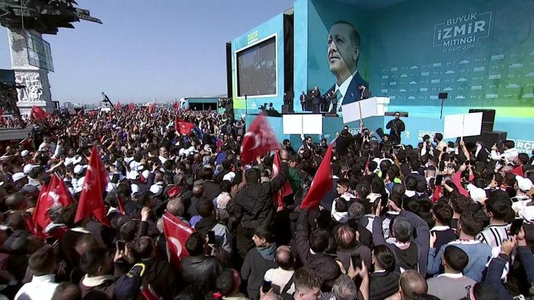 SON DAKİKA: Cumhurbaşkanı Erdoğan: İzmirin yaralarını sarmaya az kaldı