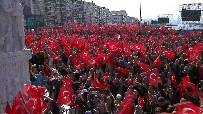 SON DAKİKA: Cumhurbaşkanı Erdoğan: İzmirin yaralarını sarmaya az kaldı