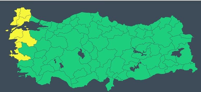 6 ile şiddetli yağış uyarısı Bugün (12 Mart) hava nasıl olacak