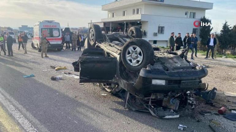 Cumhurbaşkanı Erdoğanın koruma ekibi kaza geçirdi