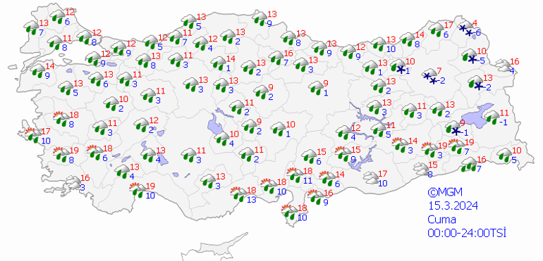 Marmarada sağanak hakim 15 Mart hava durumu: Bugün hava nasıl olacak
