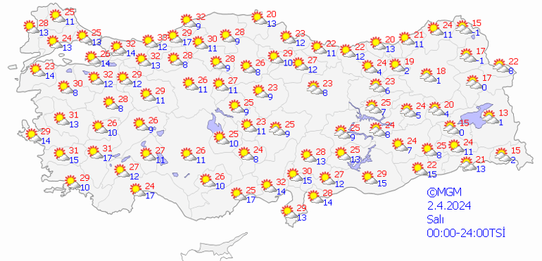 Toz taşınımına dikkat Bugün (2 Nisan) hava nasıl olacak