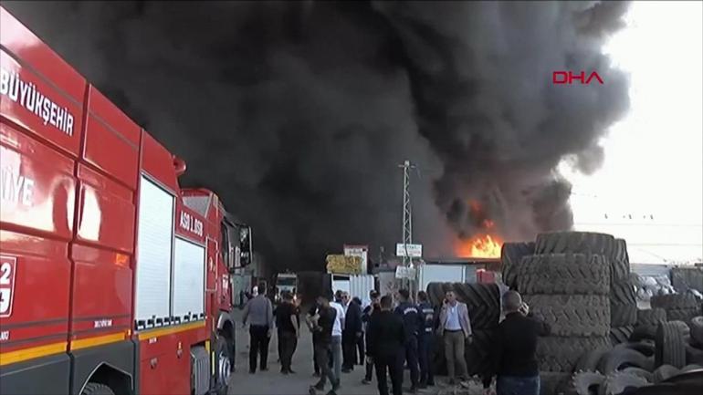 Son dakika Ankarada Hurdacılar Sitesinde yangın