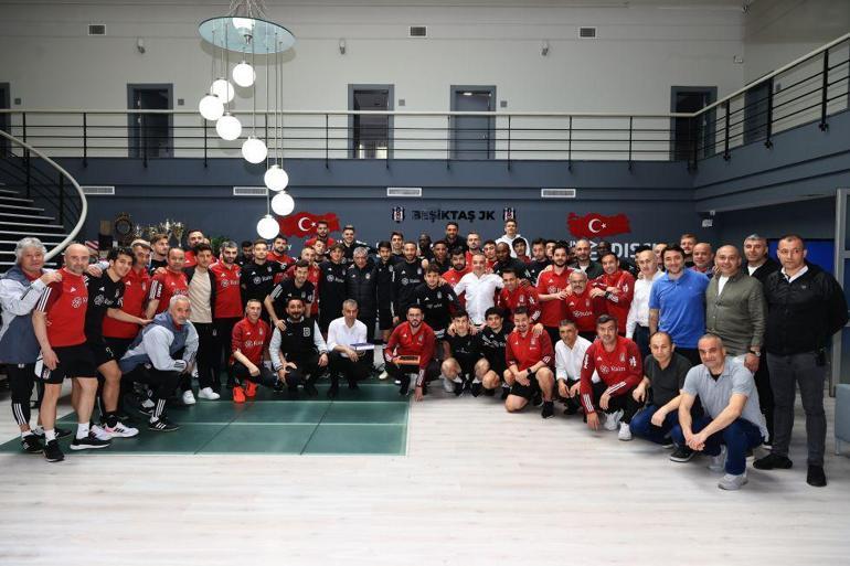 Beşiktaşta bayramlaşmanın ardından Samsunspor mesaisi devam etti