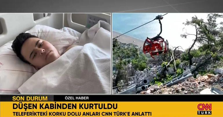 Babası hayatını kaybetmişti: Teleferikteki dehşet anlarını CNN TÜRKe anlattı