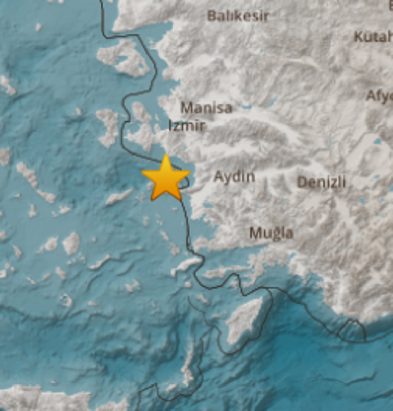 Son dakika... İzmirde 4.5 büyüklüğünde deprem