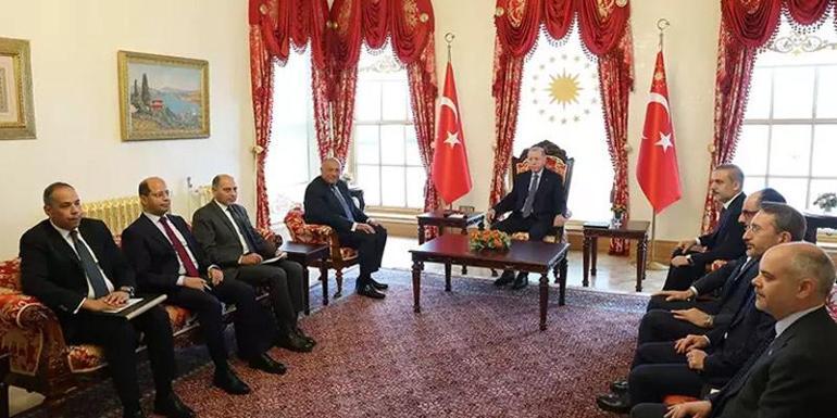 Cumhurbaşkanı Erdoğan Mısır Dışişleri Bakanı Shoukryi kabul etti