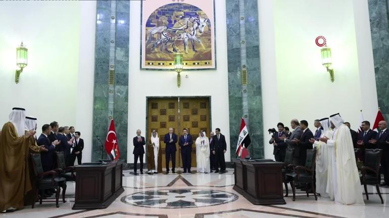 SON DAKİKA HABERİ: Türkiye ile Irak arasında Kalkınma Yolu Anlaşması imzalandı