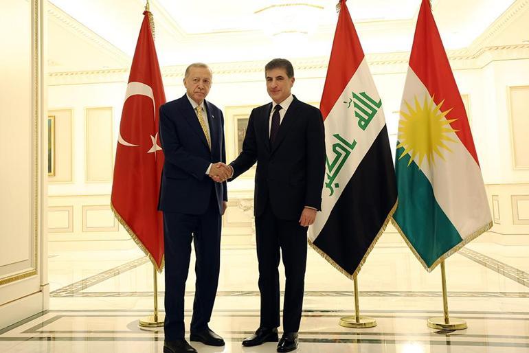 Cumhurbaşkanı Erdoğandan Bağdat-Erbil çıkarması