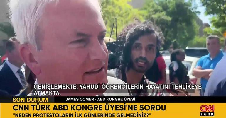 CNN TÜRK, ABD Kongre Üyesine sordu: Neden protestoların ilk günlerinde gelmediniz