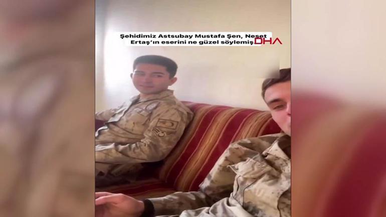 Şehit Mustafa Şenin son türküsü duygulandırdı