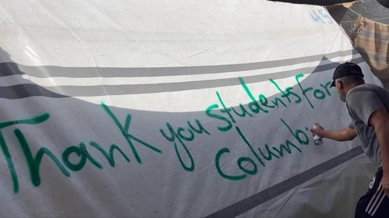 ABDli öğrencilere Gazzeden teşekkür