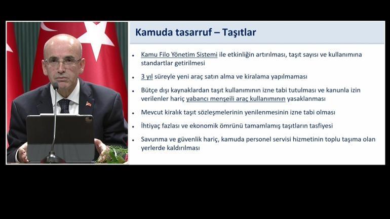 Son Dakika | Bakan Şimşek açıkladı 8 maddede kamuda tasarruf paketinin detayları belli oldu