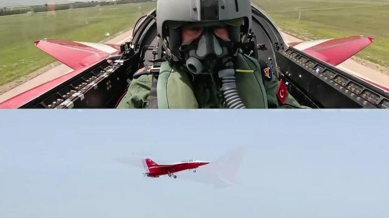 Gök Vatanda bir ilk… Hava Kuvvetleri Komutanı Kadıoğlu Hürjet ile uçtu