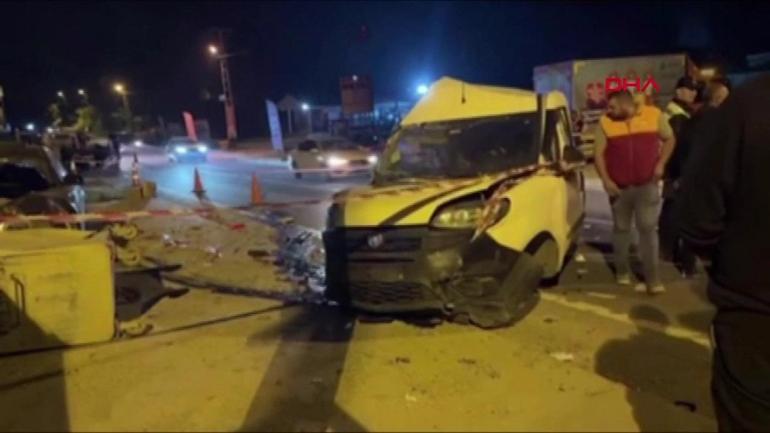 Çatalcada kaza: 1 ölü 3 yaralı