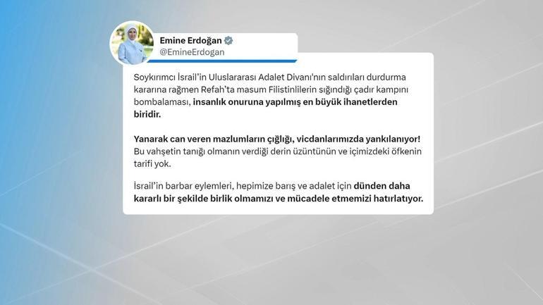 Türkiyeden İsrailin Refah saldırısına tepkiler