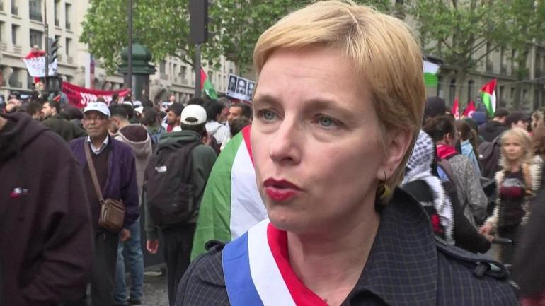 Pariste binlerce kişiden Refah saldırısına tepki