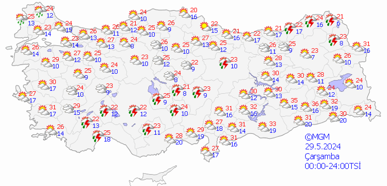 Cuma gününden itibaren artacak Bugün (29 Mayıs) hava nasıl olacak