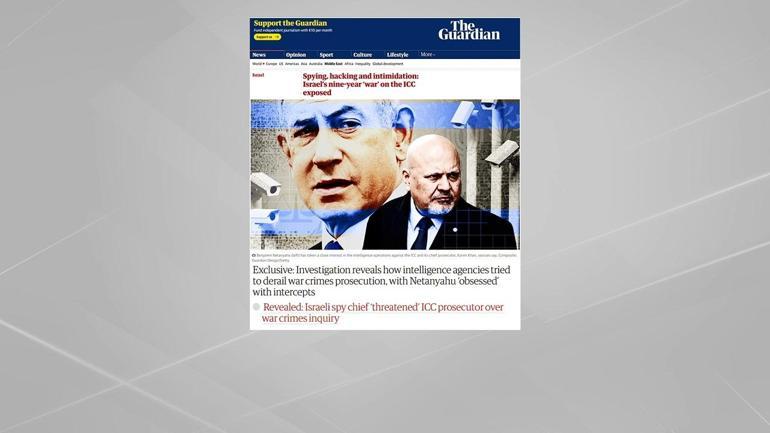 Guardian: “İsrail, mahkemenin savcılarını tehdit ediyor”