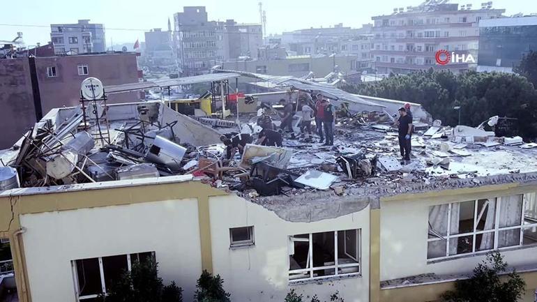 Hatayda çatı katında korkutan patlama