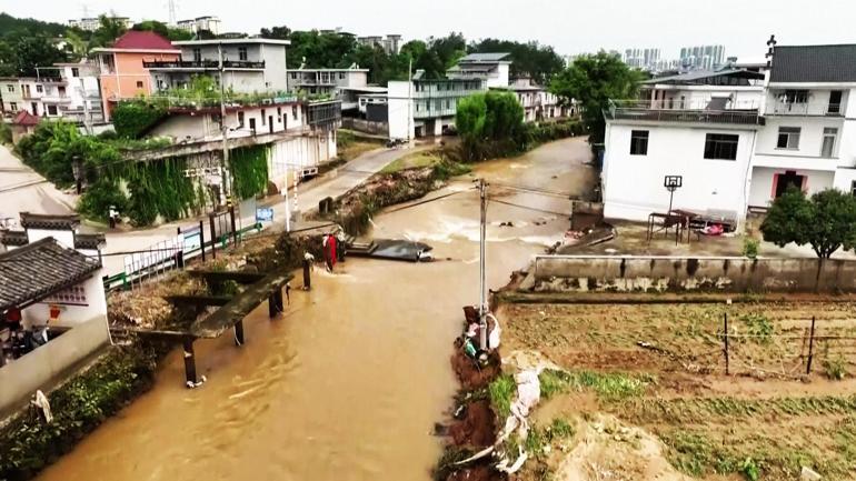 Çin’de sel felaketi 127 milyon kişi etkilendi