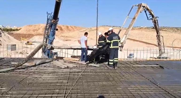 Mardinde şehir hastanesi inşaatında feci ölüm