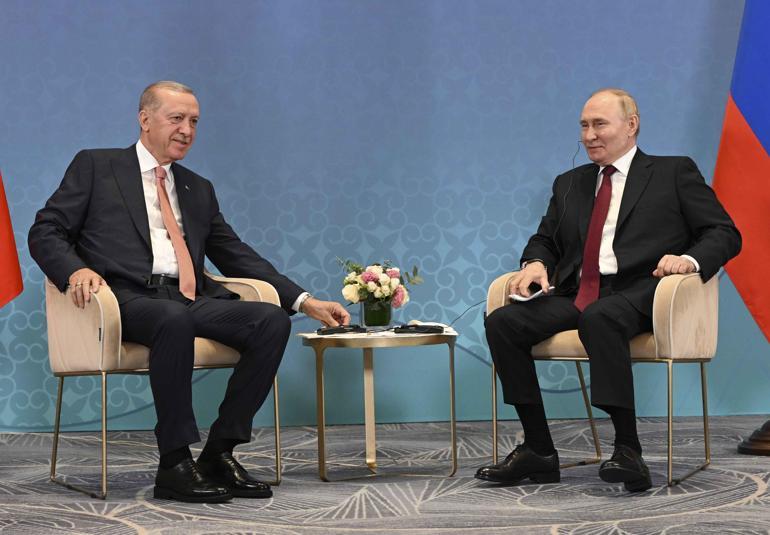 SON DAKİKA HABERİ... Astanada kritik zirve: Erdoğan, Putin ile görüştü