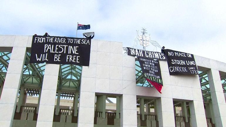 Avustralyada Filistine destek gösterisi