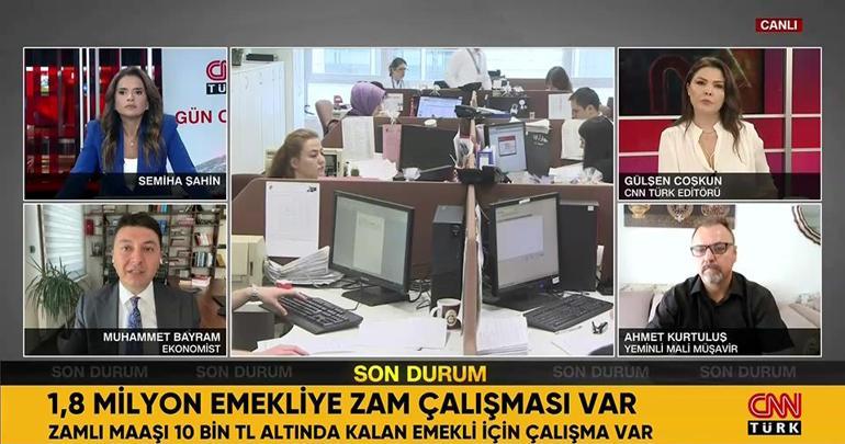 SON DAKİKA HABERİ: En düşük emekli maaşı artacak mı CNN TÜRK Editörü yeni çalışmayı anlattı