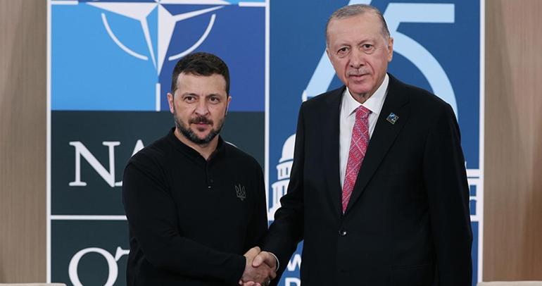 Cumhurbaşkanı Erdoğandan NATO Zirvesinde art arda temaslar