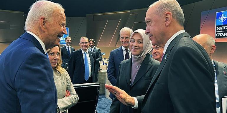 Cumhurbaşkanı Erdoğandan NATO Zirvesinde art arda temaslar