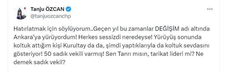 HABER... Kılıçdaroğlunun zehir zemberek sözlerine sert cevap vermişti CHPden Tanju Özcan açıklaması