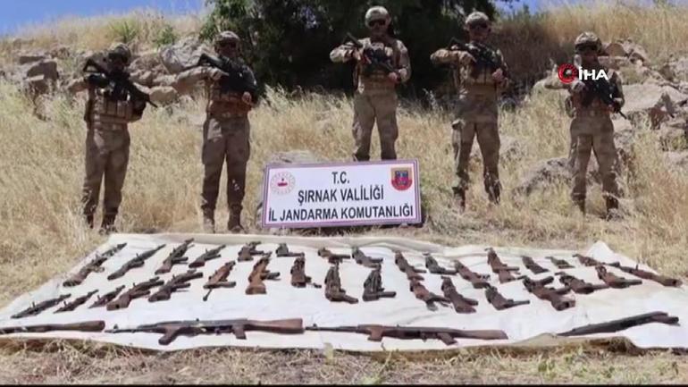 Bakan Yerlikaya duyurdu: 36 adet AK-47 piyade tüfeği ele geçirildi