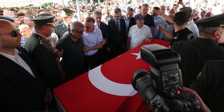 Şehit Astsubay Kıdemli Çavuş Talay, son yolculuğuna uğurlandı