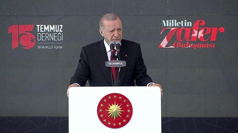 SON DAKİKA... Demokrasi Direnişi 15 Temmuz 8. yılında Cumhurbaşkanı Erdoğan: Tiyatro diyenleri affetmeyiz