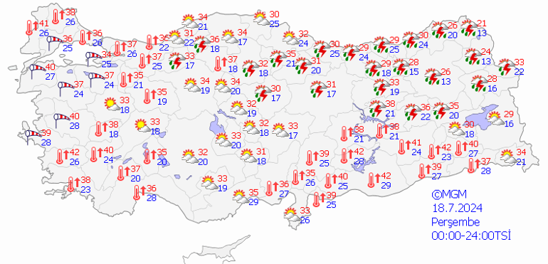 Bugün (18 Temmuz) hava nasıl olacak Nem oranı gittikçe artıyor