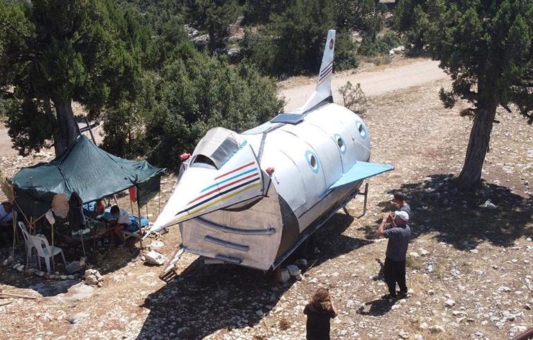 Video Haber | Bu da uçak ev... Mersinli vatandaş F-16dan esinlenerek yaptı